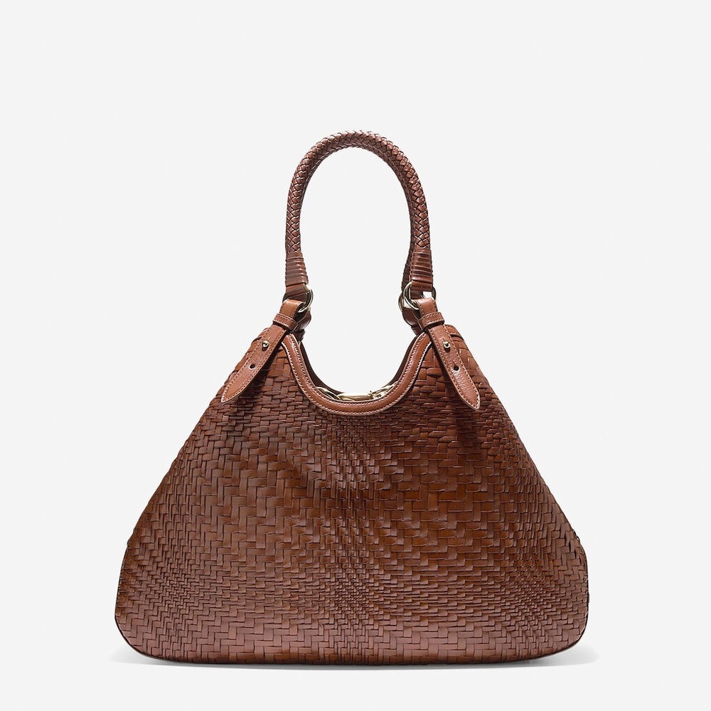Cole Haan Genevieve Weave Large Triangle Tote